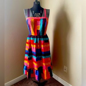 Darling colorful dress!
